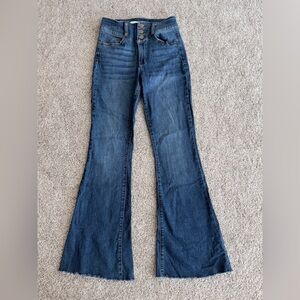 Altar'd State Dark Blue Flare Jeans